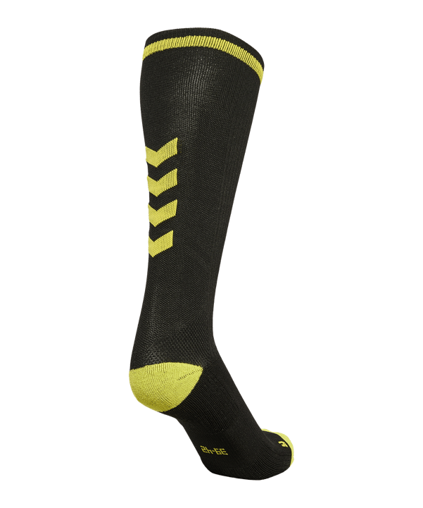 Hummel Elite High Socken Schwarz Gelb F5138 - schwarz
