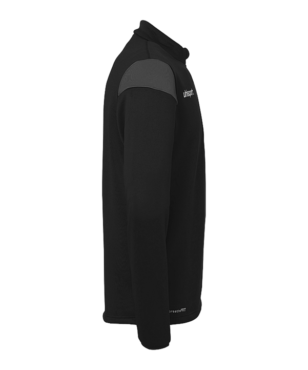 uhlsport Squad 27 HalfZip Sweatshirt Kids Schwarz Grau F11 - schwarz