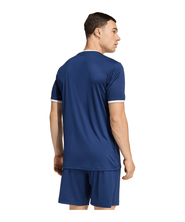 adidas Entrada 26 Trikot Dunkelblau - weiss