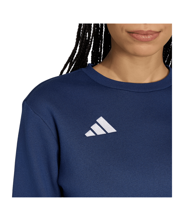 adidas Entrada 26 Sweatshirt Damen Blau - blau