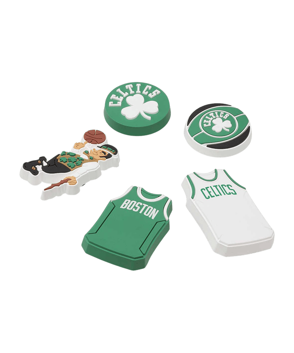 Crocs Boston Celtics Nba Bostceltics Jibbitz 5Er Pack Pin Merch Grün - gruen