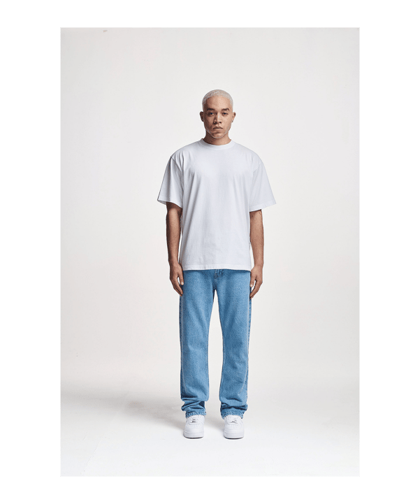 2Y Studios Gabrie Basic Straight Jeans Hose Blau - blau