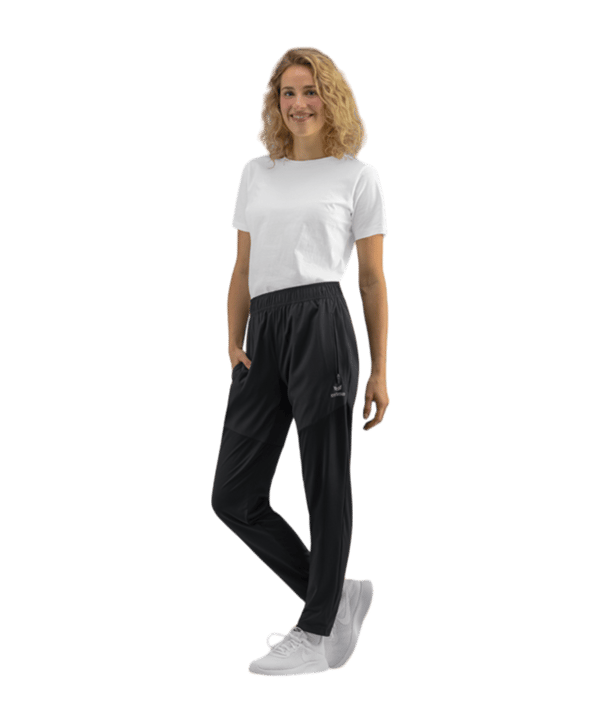 Erima Performance Trainingshose Damen Schwarz - schwarz