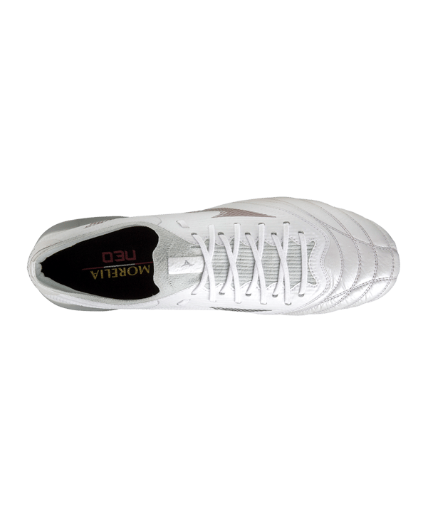 Mizuno Morelia Neo III Elite FG Shining Weiss F04 - weiss