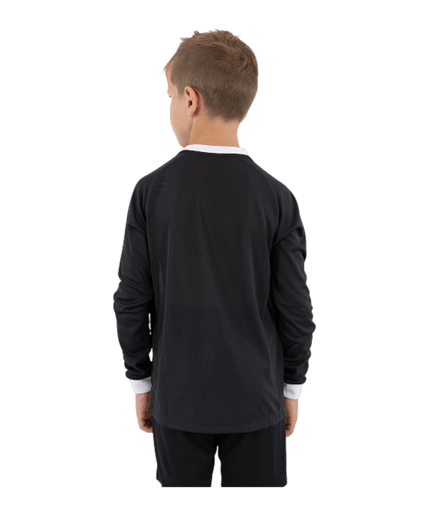 JAKO Inter Trikot langarm Kids Schwarz Weiss F814 - schwarz