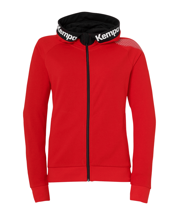 Kempa Veste à capuche Rouge C04 - rouge
