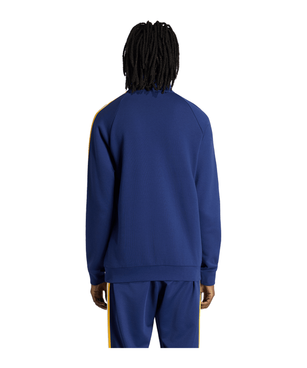 adidas Real Madrid Originals Zip Top Dunkelblau