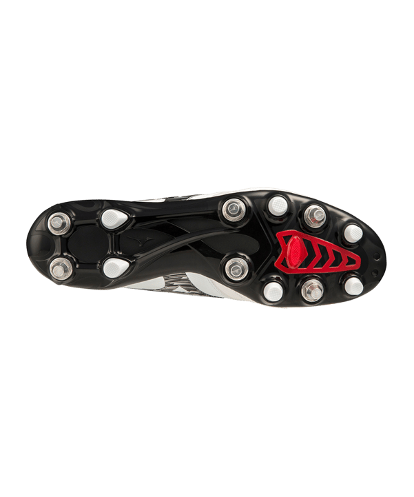 Mizuno Morelia Neo IV Made in Japan Mix Special Edition Weiss Schwarz Rot F09 - weiss