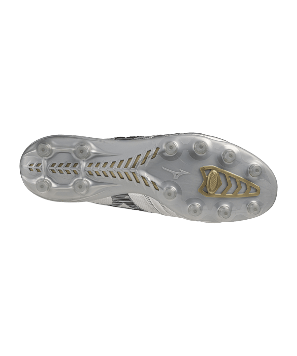 Mizuno Morelia Neo Beta Made in Japan FG Platinum Silver Silber F04 - silber