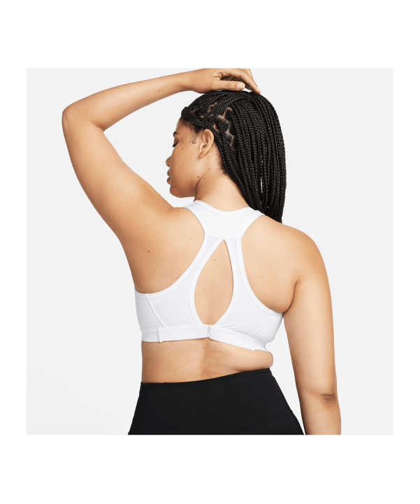 Nike Swoosh High Support Bra Sport-BH Damen F100 - weiss