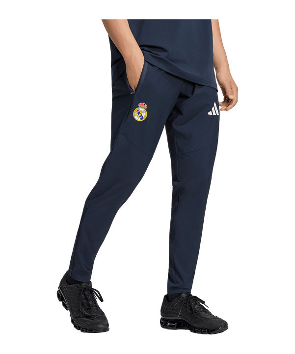 adidas Real Madrid Tiro Travel Manguera Blu - blu