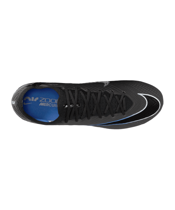 Nike Air Zoom Mercurial Vapor XV Elite SG-Pro AC Shadow Schwarz Silber Blau F040 - schwarz