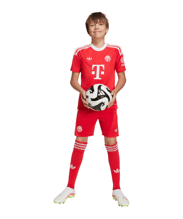 adidas FC Bayern München Torwarttrikot 3rd 2025/2026 Kids Rot