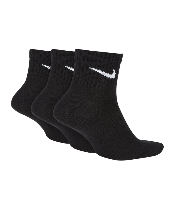 Nike Everyday LW Ankle 3er Pack Socken  F010 - schwarz