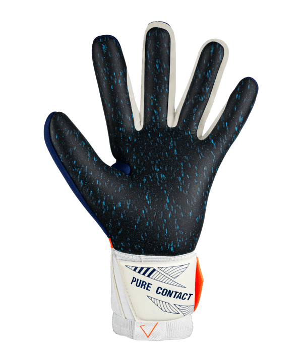 Reusch Pure Contact Fusion TW-Handschuhe Blau Orange Schwarz F4848 - blau