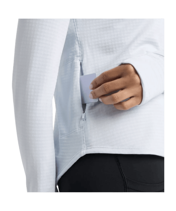 New Balance Athletics Heat Grid 1/2 Zip Sweatshirt Damen Weiß - weiss