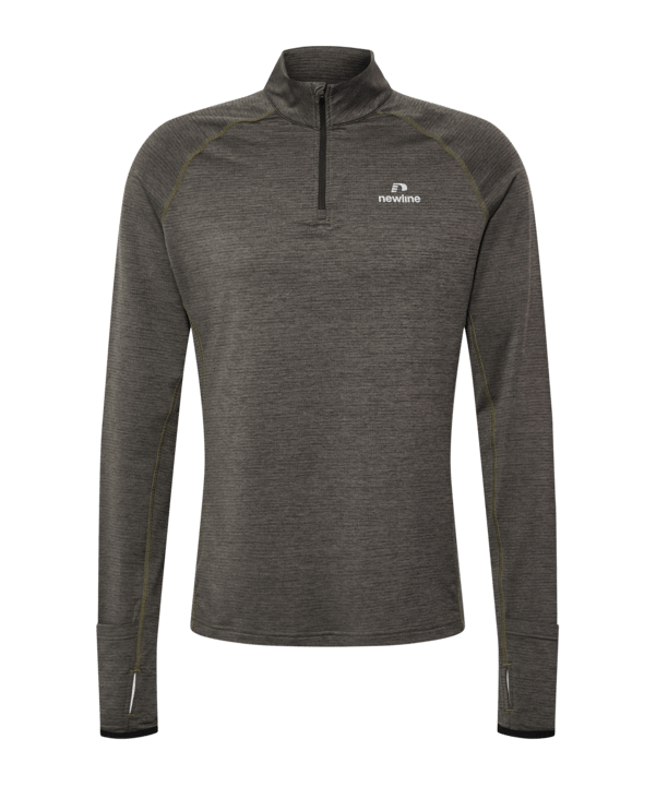 Newline nwlPACE HalfZip Sweatshirt Grau F1166 - grau