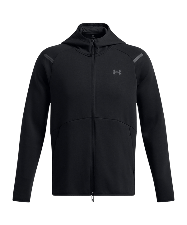 Under Armour Unstoppable Fleece Kapuzenjacke Schwarz F001 - schwarz
