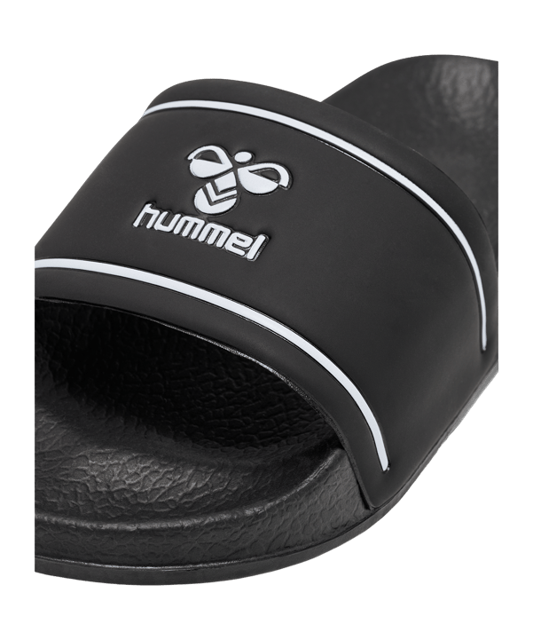 Hummel Pool Badelatsche Kids Schwarz F2114 - schwarz