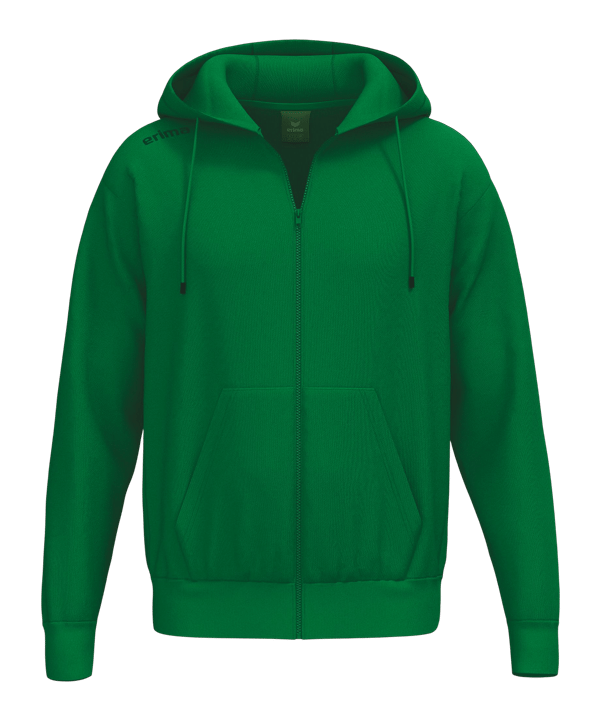 Erima TS Kapuzenjacke Kids Grün - gruen