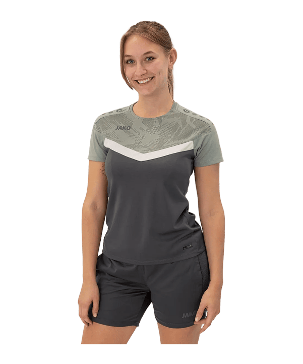 JAKO Iconic T-Shirt Femmes Gris C852 - gris