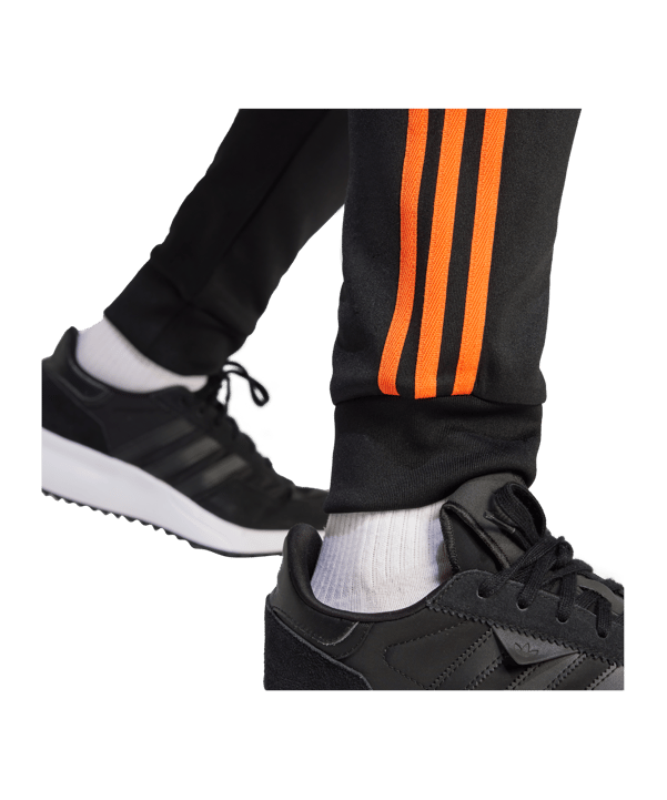 adidas Originals Jogginghose Schwarz Orange - schwarz