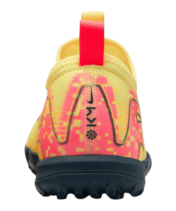 Nike Jr Air Zoom Mercurial Vapor XVI Academy TF Mbappe Signature Kids Orange Blau F800 - orange