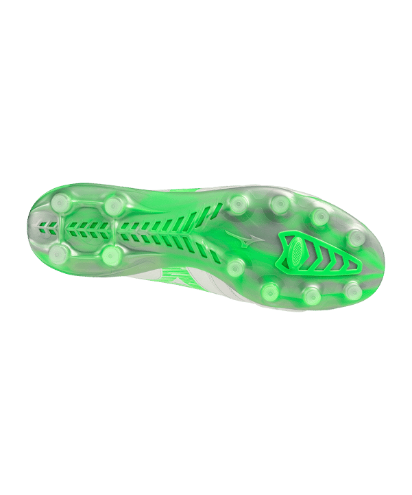 Mizuno Morelia Neo Beta Elite FG Frontier Weiss Grün F37 - weiss