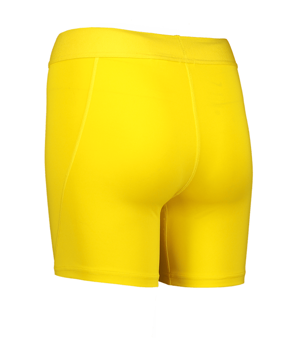 Nike Pro Strike Short Damen Gelb Schwarz F719 - gelb