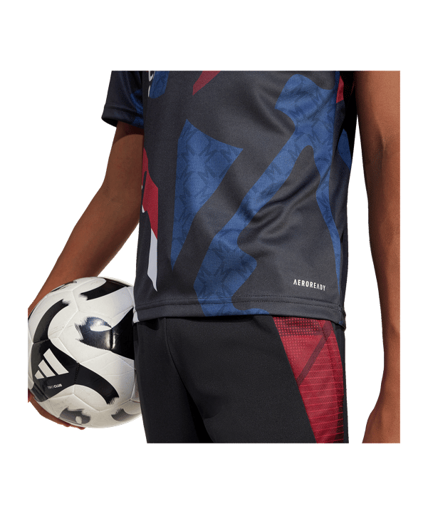 adidas Manchester United Prematch Shirt 2024/2025 Kids Schwarz - schwarz