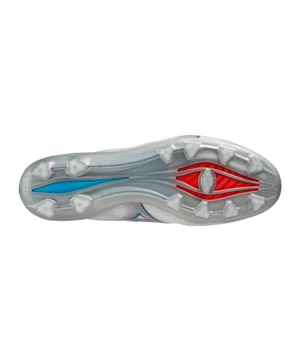 Mizuno Alpha Made in Japan FG Weiss Rot F09 - weiss