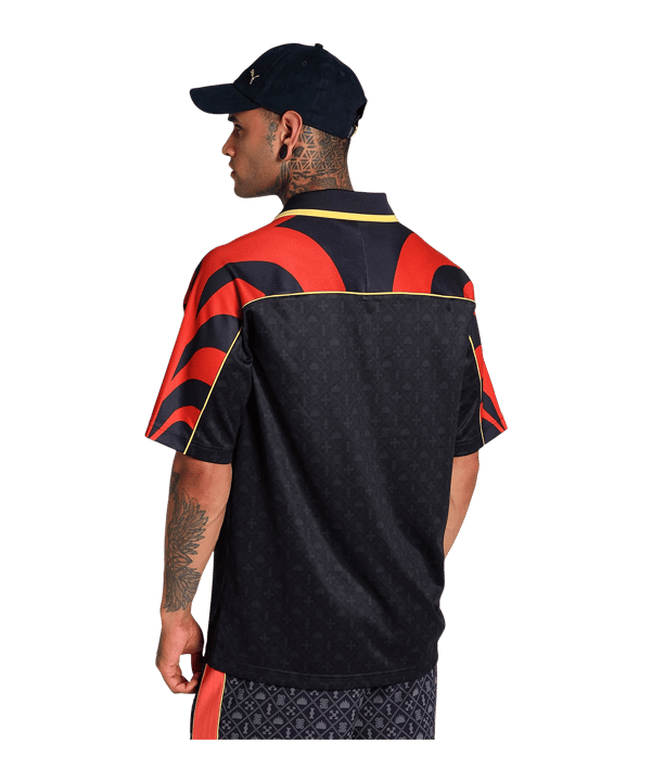 PUMA ROAD TO UNITY Relaxed AOP Football Trikot - schwarz