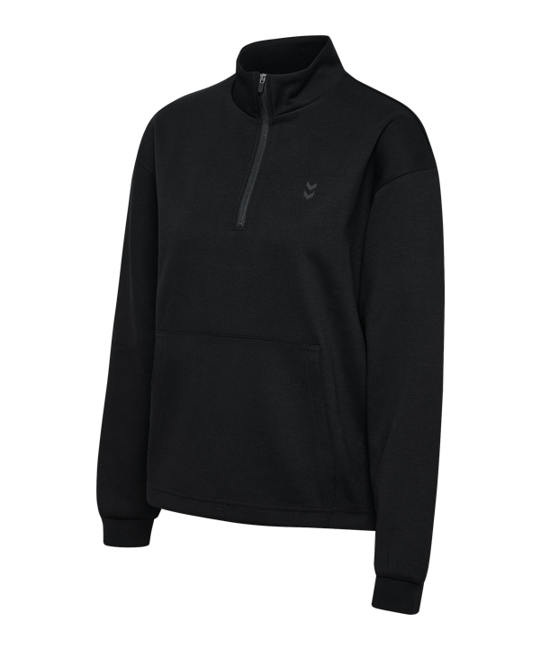 hummel Yoga Soft Halfzip Jacke Damen Schwarz F2001