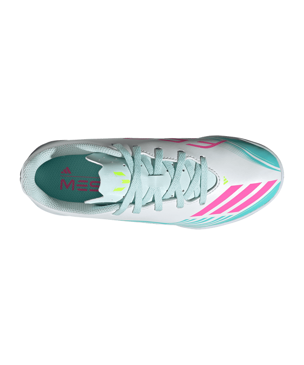 adidas F50 Club IN Messi Aurora Radiante Kids Weiß - weiss