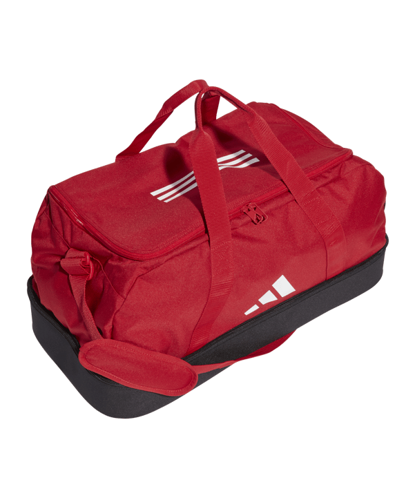 adidas Tiro League Duffel Bag Gr. M Rot Weiss - rot