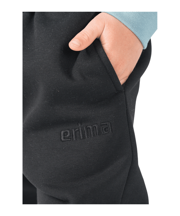 Erima TS Jogginghose Kids Schwarz - schwarz