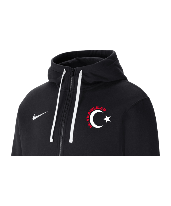 Nike TFF Kapuzenjacke Schwarz - schwarz