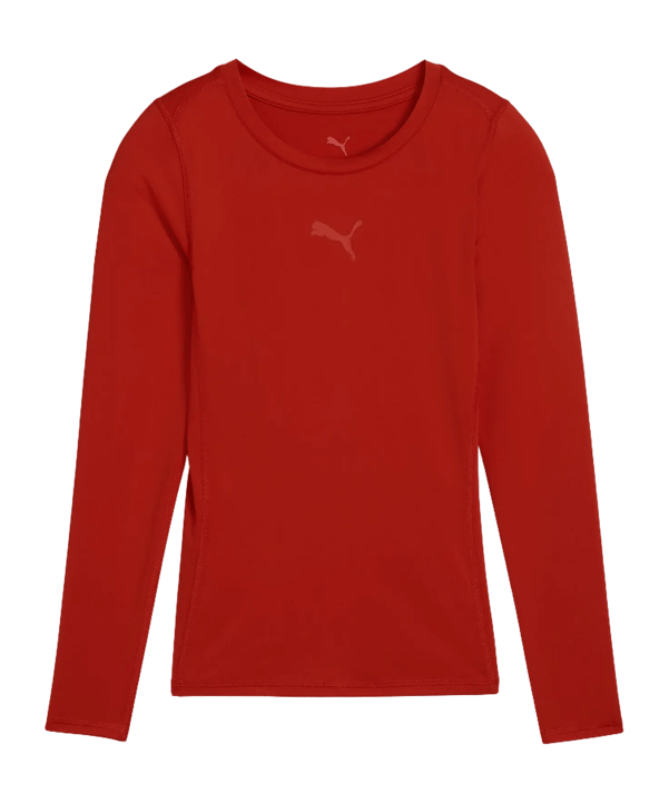 PUMA teamLIGA26 Baselayer LS T-Shirt Kids Rot F01 - rot