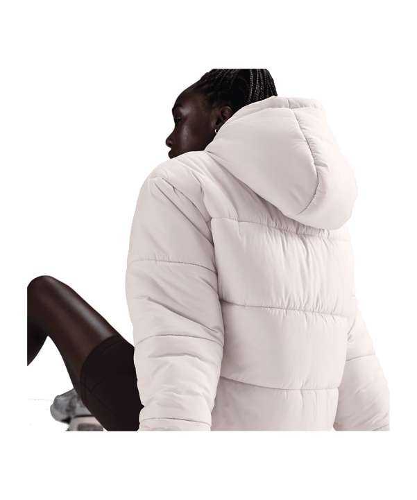 Nike Synthetic Puffer Jacke Damen Beige F104 - beige