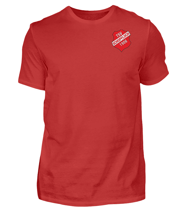 TSV Schopfloch T Shirt Wappen Rot - rot