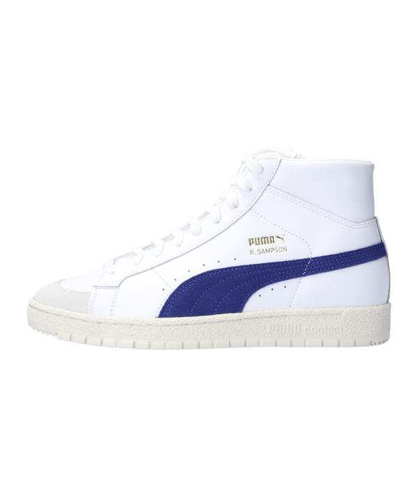 PUMA Ralph Sampson 70 Mid OG Weiss Blau F02 - weiss
