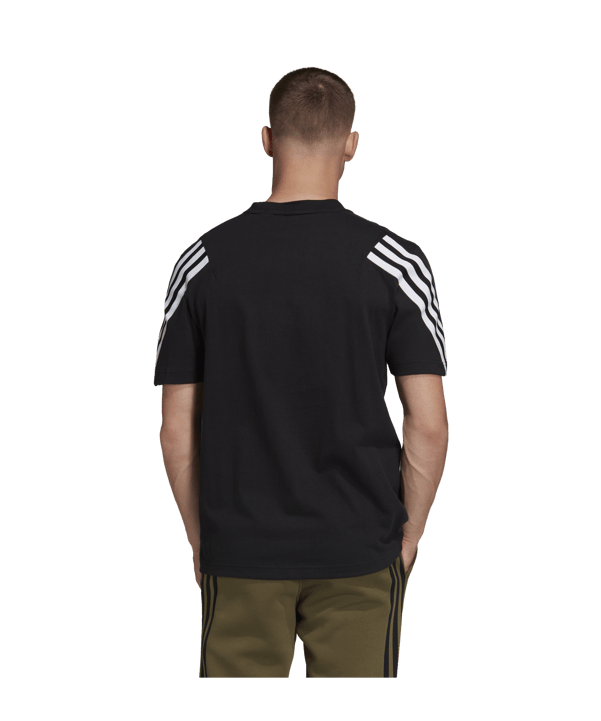 adidas 3 Stripes Future Icons Shirt Schwarz - schwarz