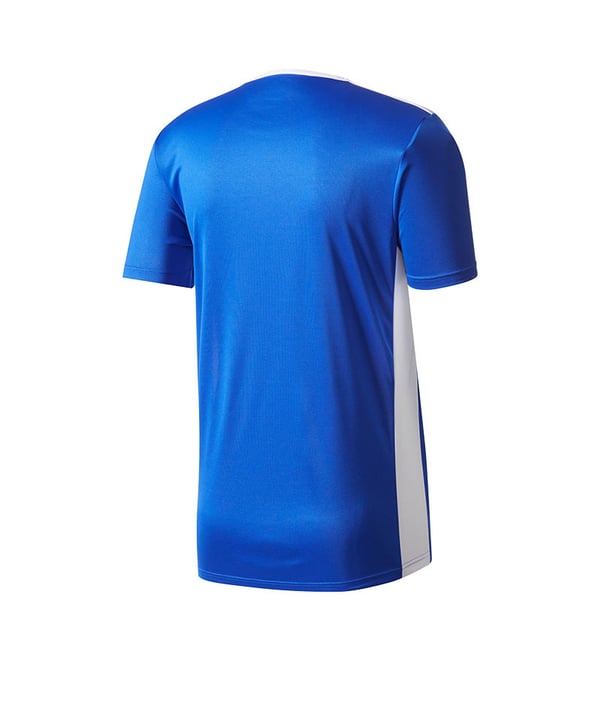 adidas Entrada 18 Trikot kurzarm Blau Weiss - blau