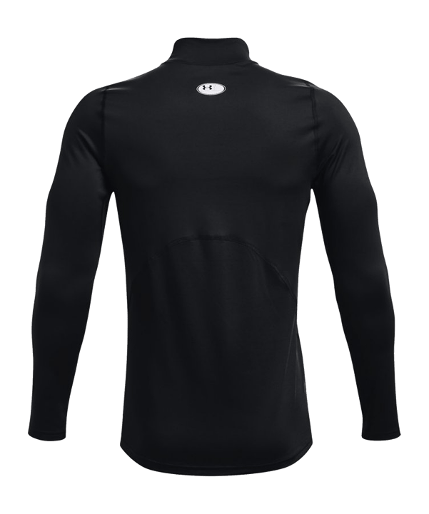 Under Armour Baselayer CG Fitted Mock Longsleeve T-Shirt Schwarz F001 - schwarz