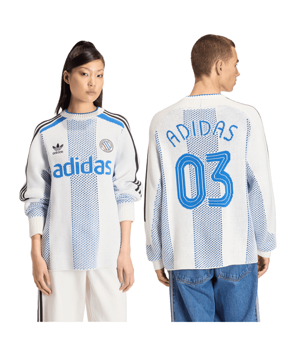 adidas Originals Blokecore Longsleeve Weiß - weiss