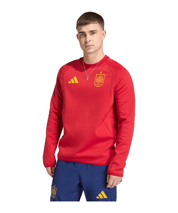 adidas Spanien Tiro Travel Sweatshirt Rot - rot