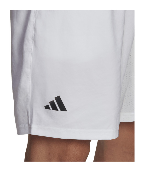 adidas Club 3-Stripes Short Weiß - weiss