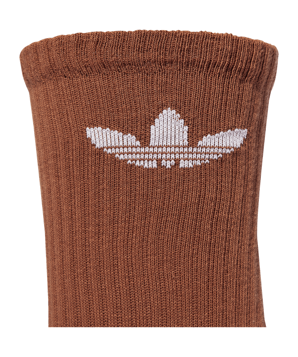 adidas Originals Trefoil Crew Cushion 6 Pair Socken Weiß - weiss