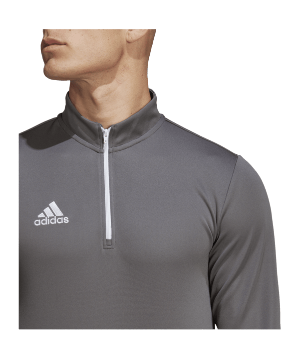 adidas Entrada 22 HalfZip Sweatshirt Grau - grau