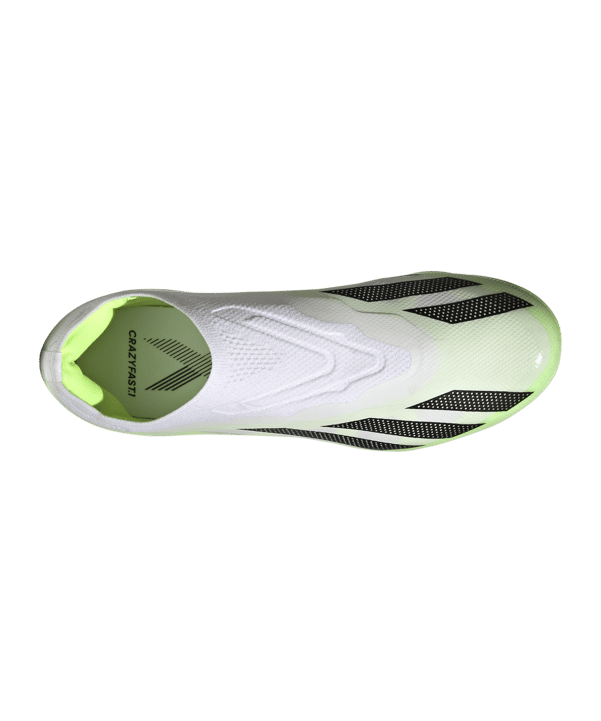adidas X Crazyfast.1 LL FG Crazyrush Kids Weiss Schwarz Gelb - weiss